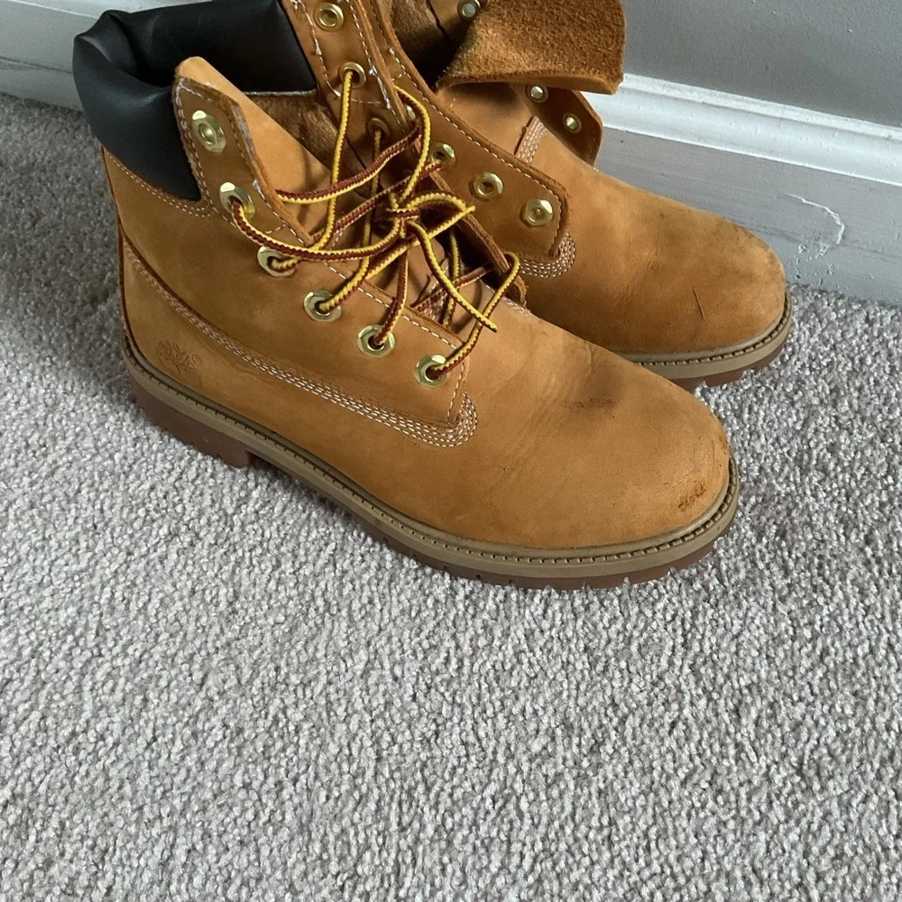 Timberland Tan Leather Boots